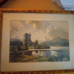 IRISH ARTIST SEAN O'CONNOR FRSMMED ROSS CASTLE KILLARNEY PAINTING